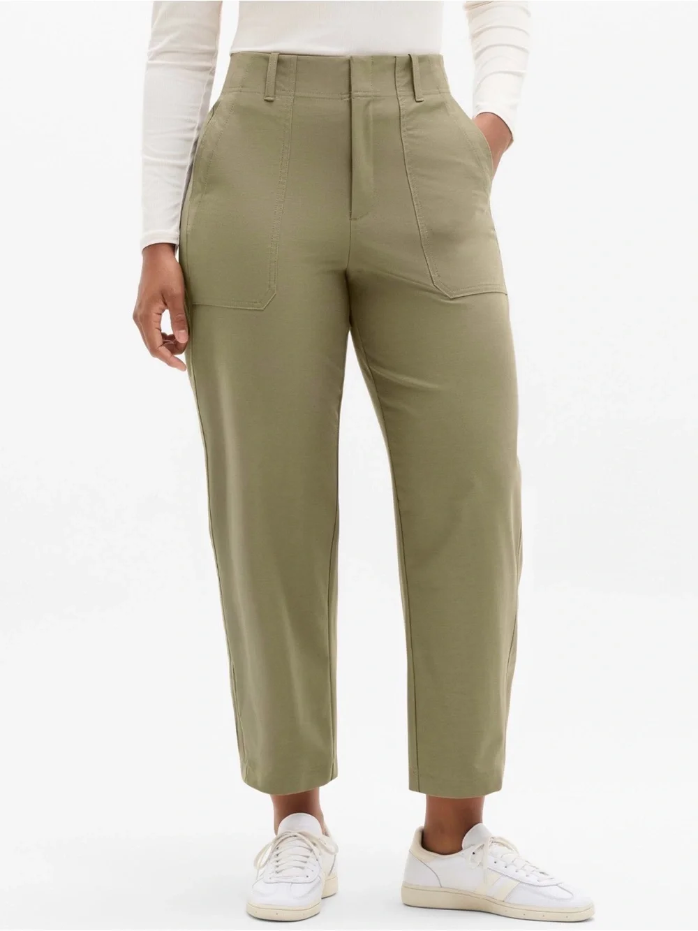 NWT Athleta Skyline High Rise Barrel Leg Pant